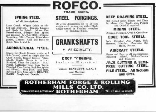 rotherham forge and rolling mills 1