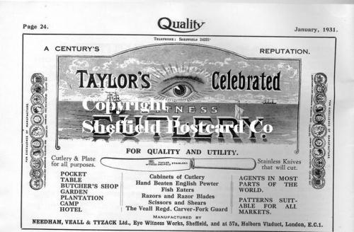 taylors Eye Witness advert 1