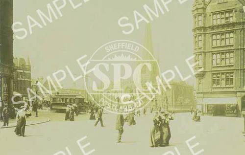 spc00022: Cathedral Square, Sheffield, c 1904 (NS13)