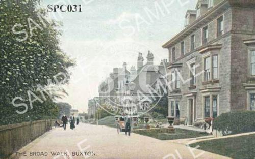 spc00031: The Broad Walk, Buxton (fence on left hand side)