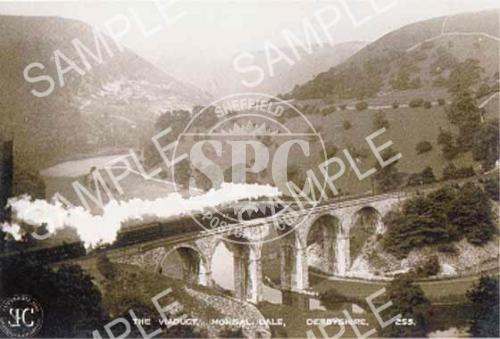 spc00069: The Viaduct, Monsal Dale, Derbyshire (Steam Train) (NT2)