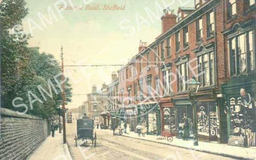 spc00170: Broomhill, Fullwood Road & Shops (Colour)