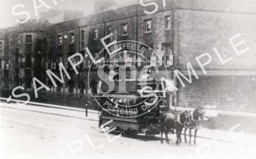 spc00183: Langsett Road, Hillsborough, Sheffield (Tram Horse)
