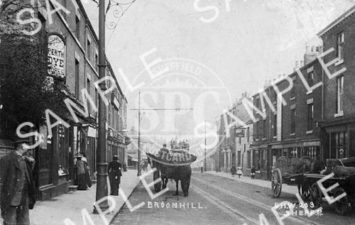 Horse and cart, Fulwood Road, Broomhill.