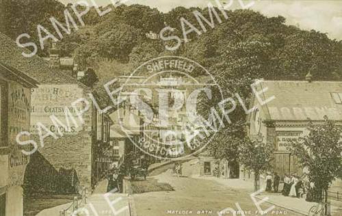 South parade, Matlock bath in 1870 (ND12)