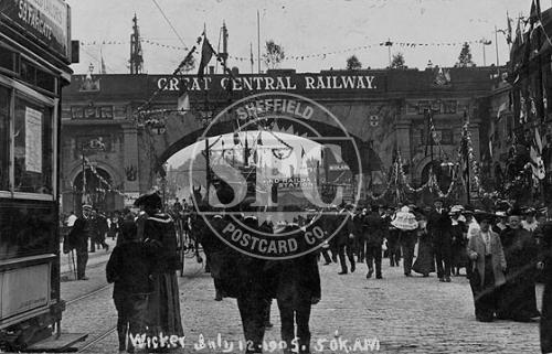 The Wicker, Sheffield Royal Visit 12th July 1905