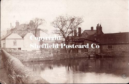 spc602: Old Mill, Millhouses (showing dam)