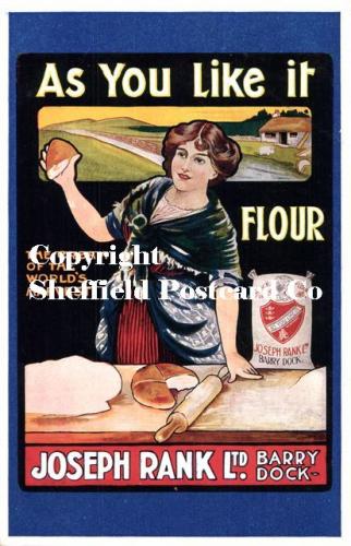 Kitchen & Food postcard adverts [as You Like it Flour]