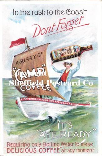 Kitchen & Food postcard adverts [Camp Coffee]