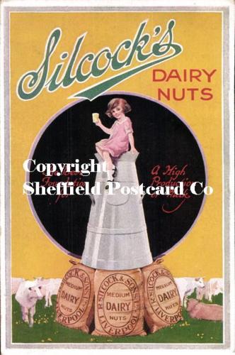 Kitchen & Food postcard adverts [Silcock\'s Dairy nuts]