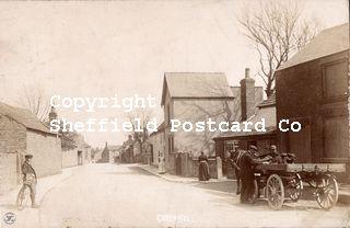 spc671: Greenhill (main road with horse & cart on RHS)